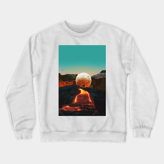 Lava Crewneck Sweatshirt by lacabezaenlasnubes